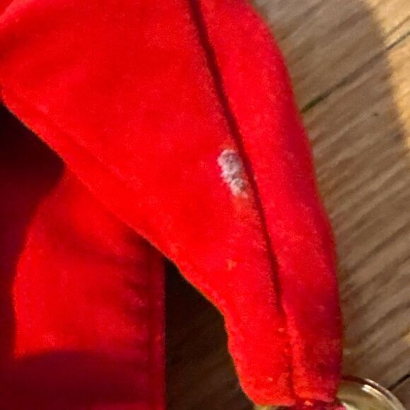 Vintage needlepoint nutcracker stocking with bells - Picture 6 of 11